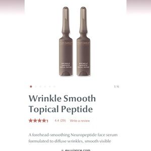 Exuviance Wrinkle Smooth Topical Peptide - 2 Applicator Vials in 1 box